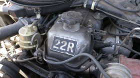 22R engine in 1981 Toyota Corona
