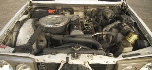 Mercedes 240D engine